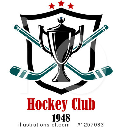 Royalty-Free (RF) Hockey Clipart Illustration by Vector Tradition SM - Stock Sample #1257083