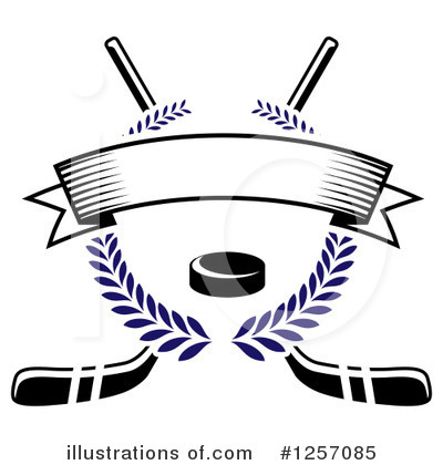Royalty-Free (RF) Hockey Clipart Illustration by Vector Tradition SM - Stock Sample #1257085
