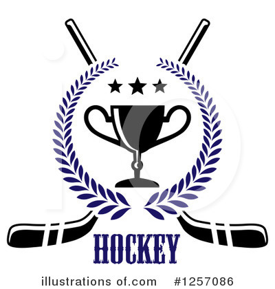 Royalty-Free (RF) Hockey Clipart Illustration by Vector Tradition SM - Stock Sample #1257086