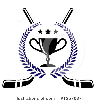 Royalty-Free (RF) Hockey Clipart Illustration by Vector Tradition SM - Stock Sample #1257087