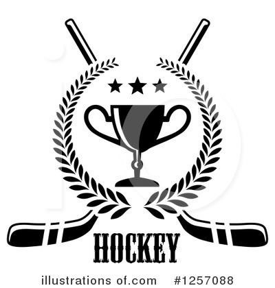 Royalty-Free (RF) Hockey Clipart Illustration by Vector Tradition SM - Stock Sample #1257088