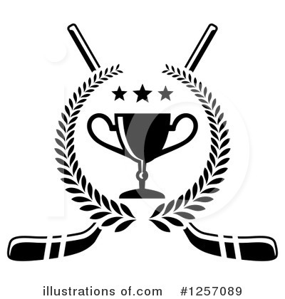 Royalty-Free (RF) Hockey Clipart Illustration by Vector Tradition SM - Stock Sample #1257089