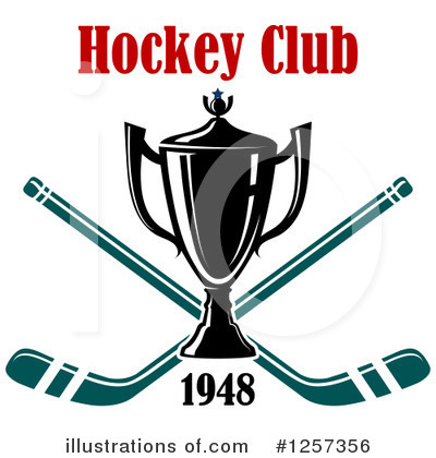 Royalty-Free (RF) Hockey Clipart Illustration by Vector Tradition SM - Stock Sample #1257356