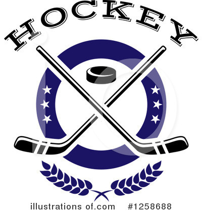 Royalty-Free (RF) Hockey Clipart Illustration by Vector Tradition SM - Stock Sample #1258688