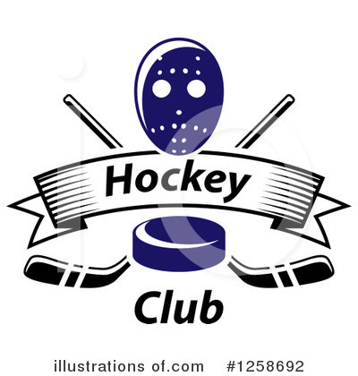 Royalty-Free (RF) Hockey Clipart Illustration by Vector Tradition SM - Stock Sample #1258692