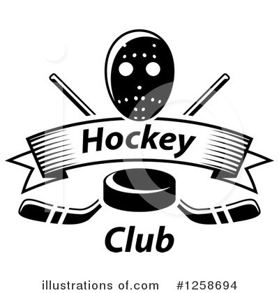 Royalty-Free (RF) Hockey Clipart Illustration by Vector Tradition SM - Stock Sample #1258694