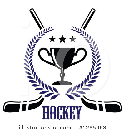 Royalty-Free (RF) Hockey Clipart Illustration by Vector Tradition SM - Stock Sample #1265963