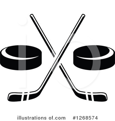 Hockey Clipart #1268574 by Vector Tradition SM