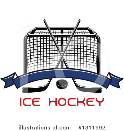 Royalty-Free (RF) Hockey Clipart Illustration by Vector Tradition SM - Stock Sample #1311992