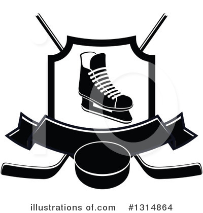 Royalty-Free (RF) Hockey Clipart Illustration by Vector Tradition SM - Stock Sample #1314864