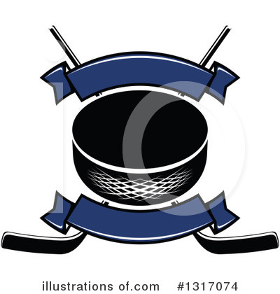 Royalty-Free (RF) Hockey Clipart Illustration by Vector Tradition SM - Stock Sample #1317074