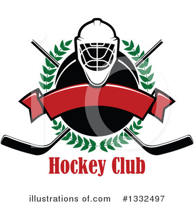 Royalty-Free (RF) Hockey Clipart Illustration by Vector Tradition SM - Stock Sample #1332497