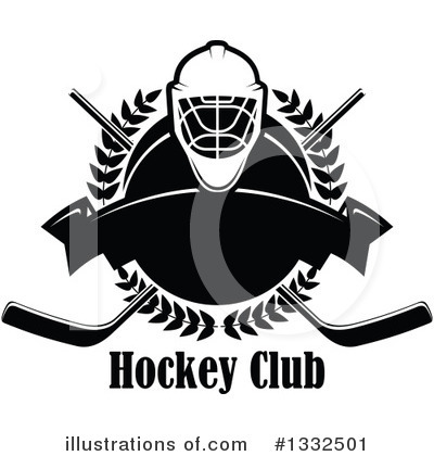 Royalty-Free (RF) Hockey Clipart Illustration by Vector Tradition SM - Stock Sample #1332501