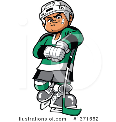 Hockey Clipart #1371662 by Clip Art Mascots
