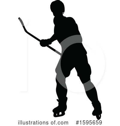 Royalty-Free (RF) Hockey Clipart Illustration by AtStockIllustration - Stock Sample #1595659