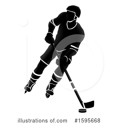 Royalty-Free (RF) Hockey Clipart Illustration by AtStockIllustration - Stock Sample #1595668