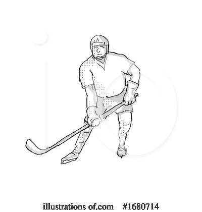 Royalty-Free (RF) Hockey Clipart Illustration by patrimonio - Stock Sample #1680714