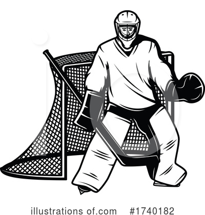 Royalty-Free (RF) Hockey Clipart Illustration by Vector Tradition SM - Stock Sample #1740182