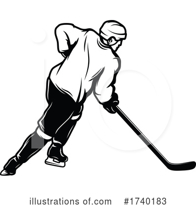 Royalty-Free (RF) Hockey Clipart Illustration by Vector Tradition SM - Stock Sample #1740183