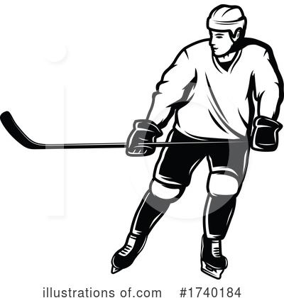 Royalty-Free (RF) Hockey Clipart Illustration by Vector Tradition SM - Stock Sample #1740184