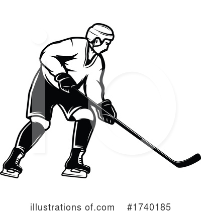 Royalty-Free (RF) Hockey Clipart Illustration by Vector Tradition SM - Stock Sample #1740185