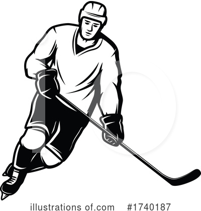 Royalty-Free (RF) Hockey Clipart Illustration by Vector Tradition SM - Stock Sample #1740187