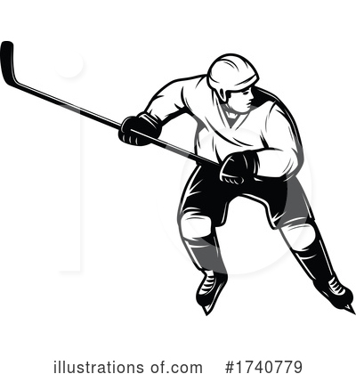 Royalty-Free (RF) Hockey Clipart Illustration by Vector Tradition SM - Stock Sample #1740779