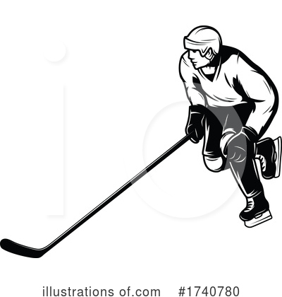 Royalty-Free (RF) Hockey Clipart Illustration by Vector Tradition SM - Stock Sample #1740780