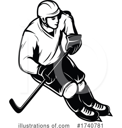 Royalty-Free (RF) Hockey Clipart Illustration by Vector Tradition SM - Stock Sample #1740781