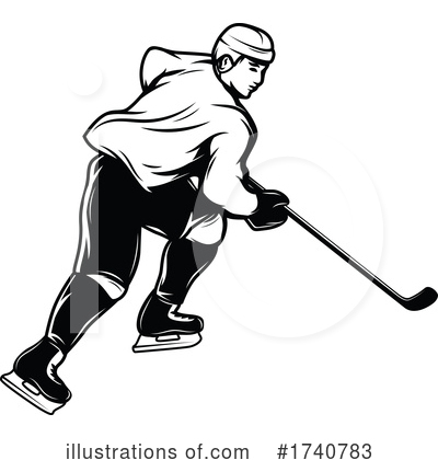 Royalty-Free (RF) Hockey Clipart Illustration by Vector Tradition SM - Stock Sample #1740783