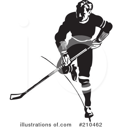 Royalty-Free (RF) Hockey Clipart Illustration by BestVector - Stock Sample #210462