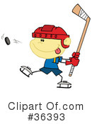 Hockey Clipart #36393 by Hit Toon