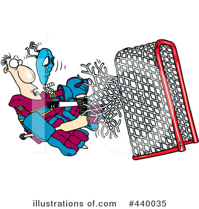 Royalty-Free (RF) Hockey Clipart Illustration by toonaday - Stock Sample #440035