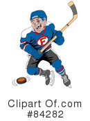 Hockey Clipart #84282 by LaffToon