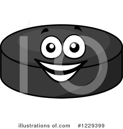 Royalty-Free (RF) Hockey Puck Clipart Illustration by Vector Tradition SM - Stock Sample #1229399