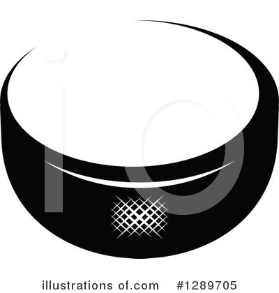 Royalty-Free (RF) Hockey Puck Clipart Illustration by Vector Tradition SM - Stock Sample #1289705