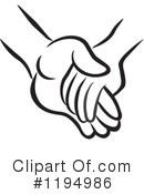 Holding Hands Clipart #1194986 by Johnny Sajem