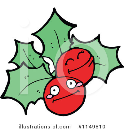 Royalty-Free (RF) Holly Clipart Illustration by lineartestpilot - Stock Sample #1149810