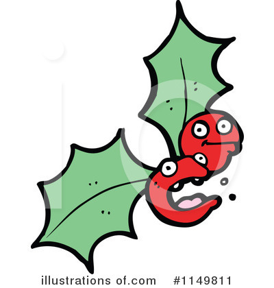 Royalty-Free (RF) Holly Clipart Illustration by lineartestpilot - Stock Sample #1149811