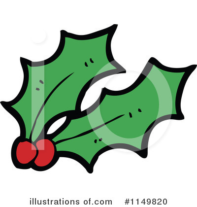 Royalty-Free (RF) Holly Clipart Illustration by lineartestpilot - Stock Sample #1149820