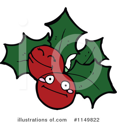 Royalty-Free (RF) Holly Clipart Illustration by lineartestpilot - Stock Sample #1149822