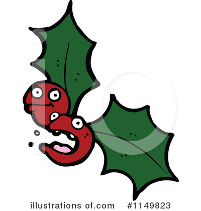 Royalty-Free (RF) Holly Clipart Illustration by lineartestpilot - Stock Sample #1149823