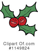 Holly Clipart #1149824 by lineartestpilot