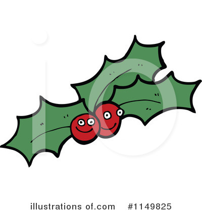 Royalty-Free (RF) Holly Clipart Illustration by lineartestpilot - Stock Sample #1149825