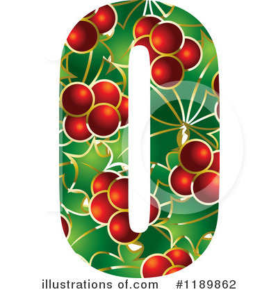 Holly Letter Clipart #1189862 by Lal Perera