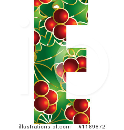 Holly Letter Clipart #1189872 by Lal Perera