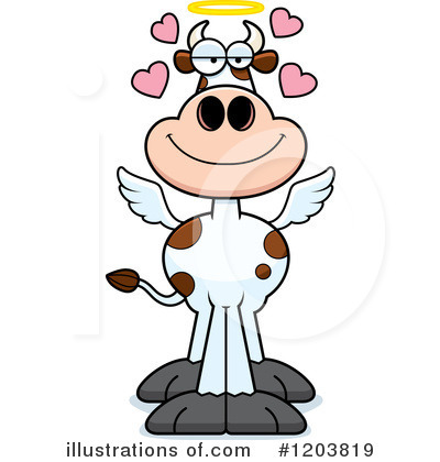 Royalty-Free (RF) Holy Cow Clipart Illustration by Cory Thoman - Stock Sample #1203819