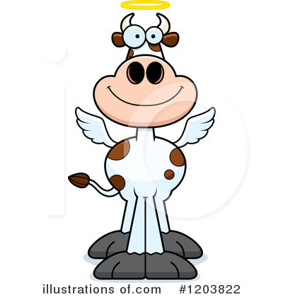 Royalty-Free (RF) Holy Cow Clipart Illustration by Cory Thoman - Stock Sample #1203822