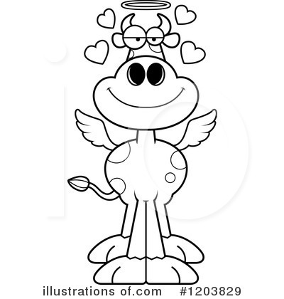 Royalty-Free (RF) Holy Cow Clipart Illustration by Cory Thoman - Stock Sample #1203829