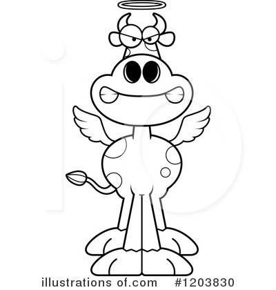 Royalty-Free (RF) Holy Cow Clipart Illustration by Cory Thoman - Stock Sample #1203830